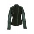 Dames Leren Jas Carlo Sacchi Janet  groen